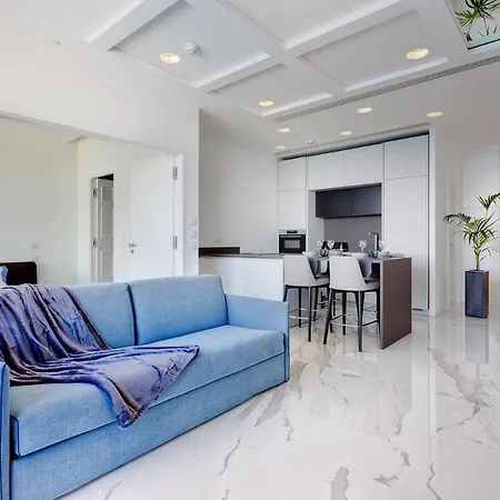 Apartment Stunning Sea Views In Tigne Point, With Pool
