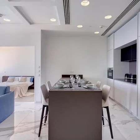 Stunning Sea Views In Tigne Point, With Pool